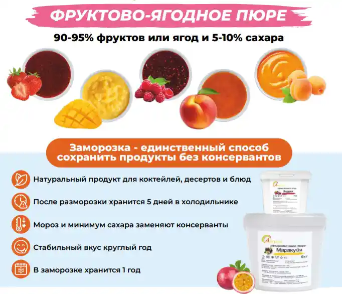 Чистый ЛЁД Фруктовое пюре